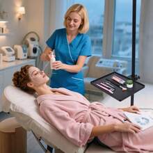 HMQ beauty 睫毛托盘支架 可调节塑料必备收纳架 适用于睫毛嫁接工具 化妆品收纳托盘 睫毛配件 - 彩色 - 查看 5