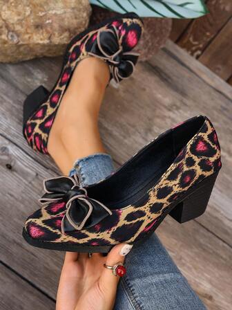 Dampumps, Vår/Höst Nya Mångsidiga Finskor, Vardags Höga Klackar, Utomhusmode Minimalistiska Platåklackar Grova Klackar, Icke-Tröttande Spetsig Tå Pumps med Tjock Klack