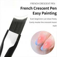 5Pcs Elastic Nail Art Sweep Brushes, DIY Gradient & Ombre Painting Tools For Gel Polish, Professional Manicure Accessories