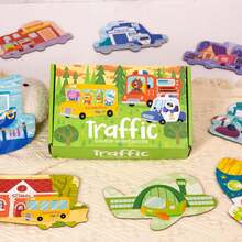 Children's Gift Box Double-Sided Puzzle, Letter Number Animal Style Theme Puzzle, Preschool Learning Puzzle, Puzzle Education Game Suitable For Boys And Girls, Birthday Gift, Christmas Gift