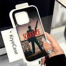 Funda de Teléfono Suave Mate con Patrón de , Textura Cóncava y Convexa en la Superficie de Tecnología de Impresión UV, Protección Completa de 360 Grados Adecuada para Smartphones de la Serie Apple 16 15 14 13 12 11 - Estilo 1 (1 pieza) - Ver 7