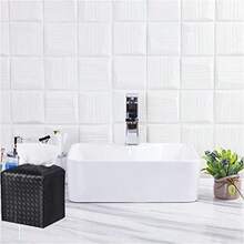 Caja de Pañuelos Cuero PU, Dispensador de Toallas Papel, Dispensador de Toallitas Sanitas, Caja Almacenamiento Pañueloscon para Dormitorio del BañO de la Oficina en el Hogar Cocina ()(Negro) - Multicolor - Ver 7