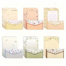 54pcs Animal Theme Stationery Set With Writing Paper & Envelopes, 36 Sheets Of A5 Writing Paper + 18 Envelopes, Cute Stationery Kit Suitable For Love Letters, Invitations, Graduation Ceremony, Greeting Cards Back To School - Multicolor - View 16