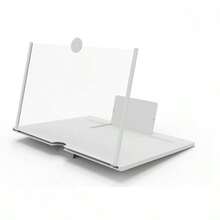 High Definition Phone Screen Magnifier Stand - Phone Holder, Easily Turn Your Phone Into A Tablet, Hands-Free, Eye-Friendly Design, Foldable & Portable, Adjustable Stand, High-Quality Adapter, Compatible With Smartphones, Tablet Users, Video Viewers, Phone Screen Magnifier, Android Phones, Birthday Gift For Family & Friends, Movie, Video & Gaming Magnifier Screen Extender