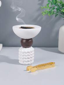 1 Piece/1 Set Modern Solid-Color Resin Cylinder Incense Burner, Which Combines The Functions Of An Exquisite And Stylish Bakhoor Burner And A Minimalist Bakhoor Holder. Arabic Incense Holder,Mabkhara,Aromatherapy Burner,Suitable For Middle Eastern Decoration, It Provides Optional Lid Incense Burner Decoration In Light Luxury, Noble And Elegant Styles. - Multicolor - View 16