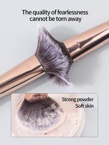 1支/3支装软毛腮红刷、散粉刷、轮廓刷、遮瑕刷、定妆刷，多功能化妆刷套装，适合初学者，可用于粉底、遮瑕、腮红、修容、古铜粉等多种用途。 - 彩色 - 查看 6