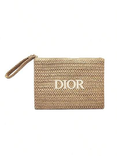 Dior Bolsa de cosméticos/Clutch de mujer con logo, adecuado para uso diario casual, regalo de Navidad