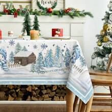 Kitchen Tablecloth - 132.1 X 177.8 cm (Rectangular) + Azul - View 4