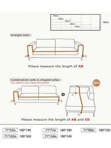 1pc Retro American Plaid Multifunctional Anti-Slip Sofa Cover Blanket With Tassels - Multicolor - View 4