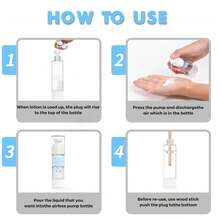 Vacuum-Sealed Portable Press-Type Travel Lotion Bottle|Sealed Leak-Proof Design, Compact And Lightweight For Easy Carrying, Ideal For Business Trips And Vacations To Transport Skincare And Toiletries. - Multicolor - View 4