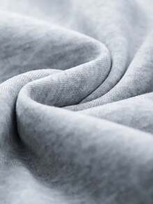 Faith Cross Print Sweatshirt Loose Fit Casual Style Religious Design With Bible Verse Ephesians 28 For Women Christian Wear Comfortable Everyday Outfit Church Clothes Soft Cotton Blend Material Long Sleeve Top For Faith Based Lifestyle - Xám - Xem 3