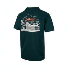 Adidas Camiseta de manga corta M CLUB SCENIC, cuello de punto, TJV8447 - Verde - Ver 2