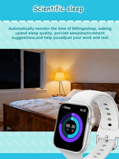 1pc 1.92" Touch Screen Multifunctional Slimme Horloge Silicone Teenagers, Multiple Sports Modes, Camera Control, Social App Notifications, Bluetooth, Compatible roid IOS, 180mAh Battery, School, Sports, Etc. view 6