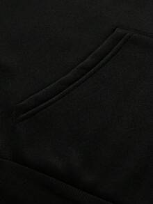 (Double Sided Printing): F1 Driver Oscar Piastri's Image Print, Polyester Fiber Hooded Sweatshirt, A Must-Have Fashion Item For Autumn And Winter~Skin Friendly Warmth Without Stuffiness, Adding More Comfortable Matching Possibilities. - 黑色 - 查看 3