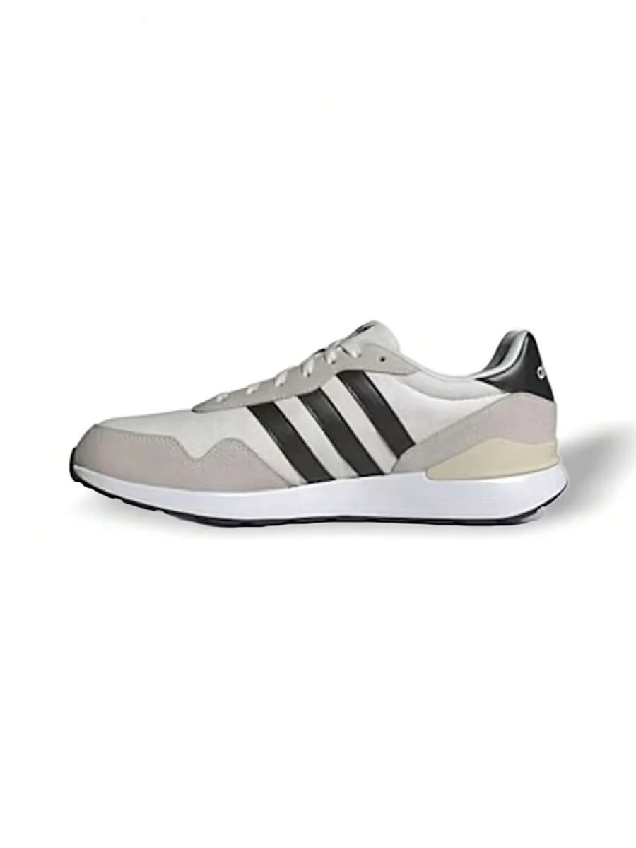 Adidas Giày thể thao Run 60s 4.0 Thoáng khí Thấm hút mồ hôi Độ đàn hồi tốt Đa năng Logo Trơn Dễ giặt Nhanh khô Ngoài trời Trường học Hàng ngày Nam Trắng/Đen/Xám nhạt JR6623 - Trắng/Xám nhạt/Đen - Xem 1