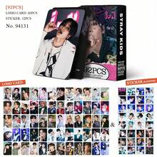 60pcs/Set KPOP STRAYKIDD Solo Photocard + 32pcs Sticker Album Concert Box Set High-Definition Photo Cards, LOMO Cards, Fans Merch Goods, Holiday Gift, Small Gift, Christmas Gift
