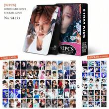 60pcs/Set KPOP STRAYKIDD Solo Photocard + 32pcs Sticker Album Concert Box Set High-Definition Photo Cards, LOMO Cards, Fans Merch Goods, Holiday Gift, Small Gift, Christmas Gift