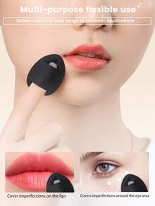 19pcs Makeup Brush Set, Including: 1 Multi-Functional Zipper Waterproof Makeup Bag + 3 Triangle Makeup Sponges + 3 Mini Air Cushion Makeup Sponges + 1 Hair Tie + 2 Bowl Hanging Ropes + 2 Cleansing Sponges + 2 Makeup Brush Cleaning Tools + 1 Face Ice Pack + 1 Silicone Soft Hair Brush + 3 Air Cushion Makeup Sponges - Black - View 4