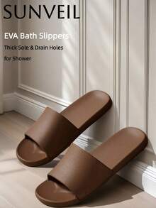 Ciabatte da bagno antiscivolo in EVA, pantofole di lusso e alta moda, adatte per casa, hotel, campeggio all'aperto