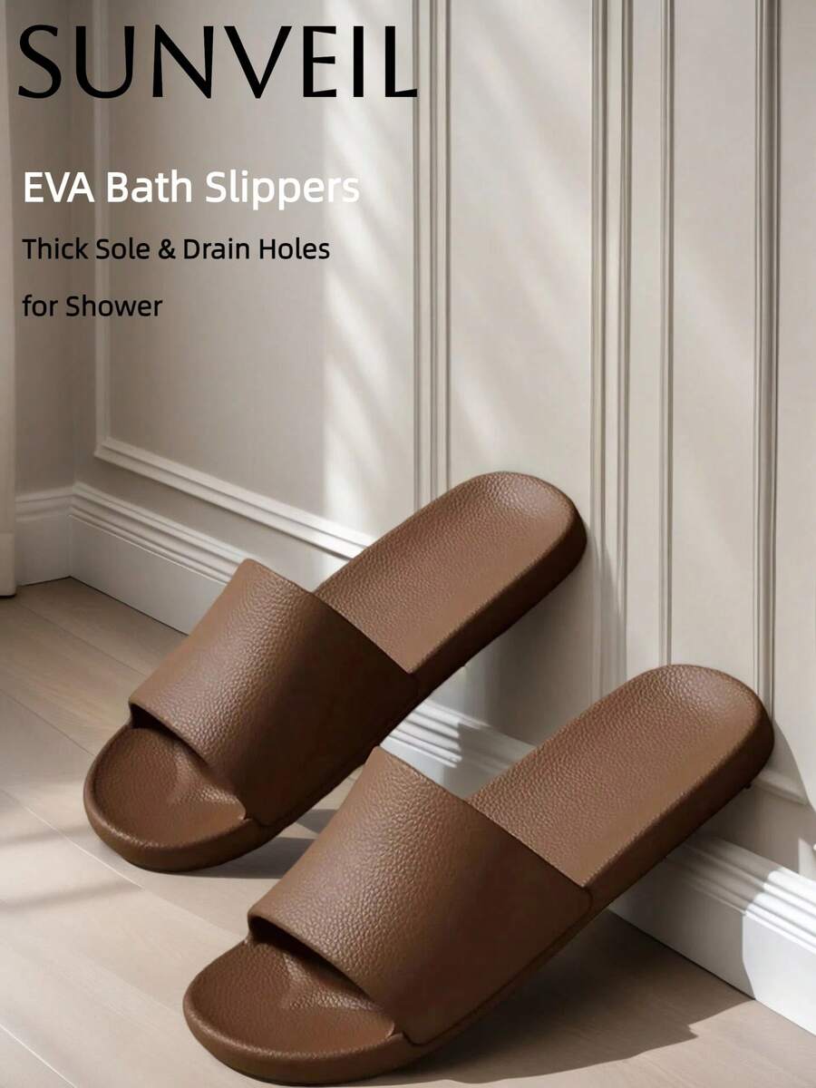 Ciabatte da bagno antiscivolo in EVA, pantofole di lusso e alta moda, adatte per casa, hotel, campeggio all'aperto