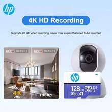 HP MicroSD 64GB 128GB C10 存储卡 256GB 迷你 SD 卡 SDCH SDXC 适用于笔记本电脑和台式机 蓝色 MicroSD 卡 32GB - 紫色 - 查看 12