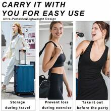 Foldable Travel Jewelry Pouch With Buckle, Multi-Functional Jewelry Roll Bag For Earrings, Rings, Necklaces - Multicolor - View 7