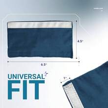 - Juego de 4 fundas para manijas de puerta de refrigerador, mantiene tus electrodomsticos limpios de manchas, goteos, manchas de alimentos, aceite, protector de decoracin para nevera, - Microondas + Azul - Ver 5