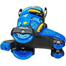 Fun Roll Beginner Roller Skates by Roller Derby, Adjustable Sizing, Skates for Kids, Boys, Girls(Tiburón de pizza Medium (11-2)) - Multicolor - Ver 5