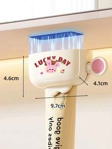 1个磁性牙膏挤压器，家用壁挂式牙膏夹，洁面乳壁挂式夹子，牙膏收纳架，牙膏挤压器神器 - 彩色 - 查看 8