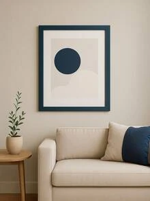 一個簡約相框裱框掛牆 四種大小和顏色 50x60cm/50x70cm/60x80cm/70x100cm - 藏蓝色 - 查看 12