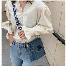 Women's Crossbody Bag With Keychain And Cell Phone Holder - Navy Blue - View 4