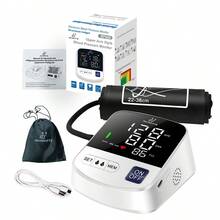Español Monitor Presion Arterial Digital Lcd Para Brazo Intellective Carga USB - Blanco - Ver 2