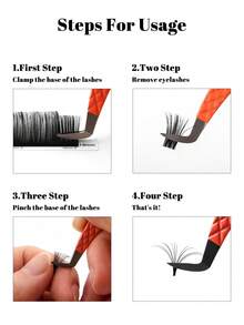 Winky Beauty 12D Curl Matte Black Velvet Eyelash Extensions, 8-15mm, Natural & Soft Automatic Fans Lashes For Professional Makeup Artists, Beauty Salons, Back To School, Halloween, Christmas, Suitable For Women, Lash Technicians, Makeup Artists - D - View 7