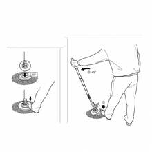 3 Pack Spin Mop Replacement Head For Hurrica, Mopnad, Cassabel And Other 360 Spin Mop Systems, Microfiber Spin Mop Refills (3pc-White) - trắng - Xem 11