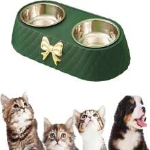 Pet Bowl Stainless Steel Dog Drinking And Food Bowl With Anti Slip Base, Suitable For Cats And Dogs - Army Green - View 6