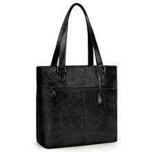 NEWHEY Tote Bag Business Bag Men's Large Capacity Bag Handheld Shoulder Mount 13-Inch PC Compatible Water Repellent With Zipper Commuting Business Trip Travel