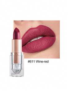 HANDAIYAN Matte Velvet Finish Crystal Square Tube Lipstick, Nude Bean Sand Shade Lip Gloss, Long Lasting Non-Transfer Lip Liner, Cosmetics, Face Paint For Women, Ideal For Y2K Fancy Fashion Looks, Matte Long Lasting Lip Gloss For Daily & Party Makeup - 11 Adobe Red - 查看 10