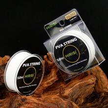 HIRISI 50m PVA String Fully Dissolvable String For Boilies And Carp Fishing Bait