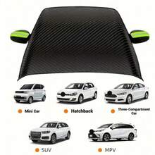2025 Best-Selling Luxury Car Snow Cover - Heavy-Duty Winter Windshield Protector Magnetic Attachment For Easy Installation Effectively Resists Snowstorms, Frost, And Accumulated Snow Also Provides Sun Protection To Prevent Interior Sun Damage Enhances Interior Maintenance - 黑色 - 查看 10