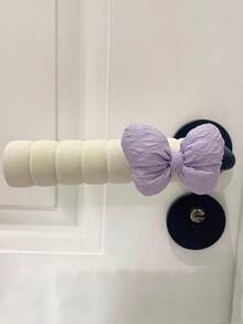 1 pieza/2 piezas Funda protectora de manija de puerta con lazo, adecuada para puertas y ventanas de dormitorios de adolescentes, guantes de puerta anti-colisión, antiestático, anti-colisión, adecuado para baño, dormitorio, balcón, cocina, alféizar de ventana - Blanco - Ver 18