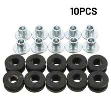 3Set (10pcs/Set) Rubber Grommets Bolt  Suzuki Fairings - Black - View 9