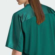 Adidas Originals Men's OG JERSEY Short Sleeve T-Shirt, Knitted Collarless Short TKD6251 - Green - View 4