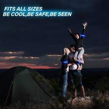 Purplecrystal Pulsera Deportiva LED (Batería incluida) 3 Modos de iluminación,IP65 Impermeable brazaletes Intermitentes de ,para Corredores,Ciclistas,Corredores,campistas.35 * 2.5CM - Verde - Ver 10