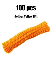 100pcs Fluffy Cleaning Sticks, Soft Fuzzy Craft Sticks Suitable For DIY Flower Bouquets, Floral Arrangements, Children's School Art Projects, Party Decorations, Graduation, Weddings, Birthday Gifts, Mother's Day, Christmas And Other Holiday DIY Crafts - Red Series - View 41