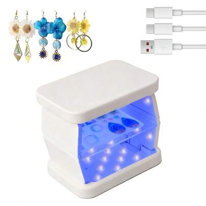 UV Light For Resin, 38W Large Double-Sided UV Lamp, 2-In-1 Detachable, Resin Fast Curing Machine With 360° Coverage For Resina Molds, DIY Crafts & Decor, Jewelry Making