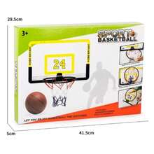 Aro De Baloncesto Canasta Tablero Basquetbol Colgable 39 Cm - Blanco - Ver 3