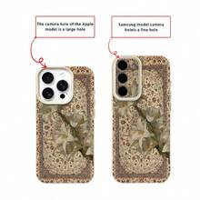 1pc TPU Material Vintage Elegant Lily Pattern Phone Case Compatible With IPhone 17 Pro Max/17/16 Pro Max/15/13/12/11, S20 FE/A15/S24/A55, Compatible With Redmi Note 11/Note 12/Note 13 Pro, Full Coverage Anti-Drop Soft Protective Cover - White - View 7