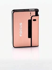 Automatic Metal Cigarette Case, With 10 Combination Modules, Creative Pattern, Business Version, Suitable For Father's Day And Labor Day, No Lighter Needed, Indoor And Outdoor Use, National Flag Theme - Multicolor - View 12