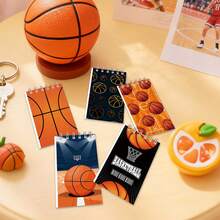 12pcs Football Themed Spiral Notebooks, Student Notebooks, Word Notebooks, Spiral Notebooks, Fabric Notebooks, Memo Pads, School Supplies, Student Prizes, Party Notebooks, Back To School Stationery, Christmas Notebooks - Multicolor - View 9