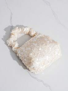 Miniaturowa torebka z cekinami, elegancka, modna torba typu tote dla kobiet, odpowiednia na sukienki i oficjalne okazje